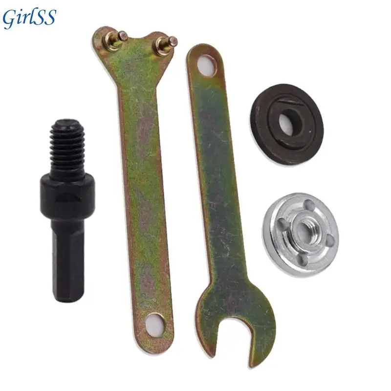 Highly Strength Steel Drill To Angled Grinder Adapter Rod Universal Compatibility Safety Lock Tool Kits For Professional T4MB