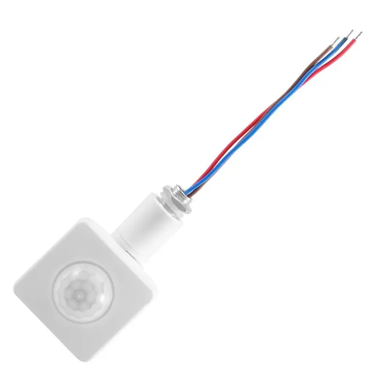 ABKI-220V Mini Menselijk Lichaam Infraroodsensor Infrarood Lichaamssensor Schakelaar LED-schijnwerper PIR Bewegingssensor Verstelbaar