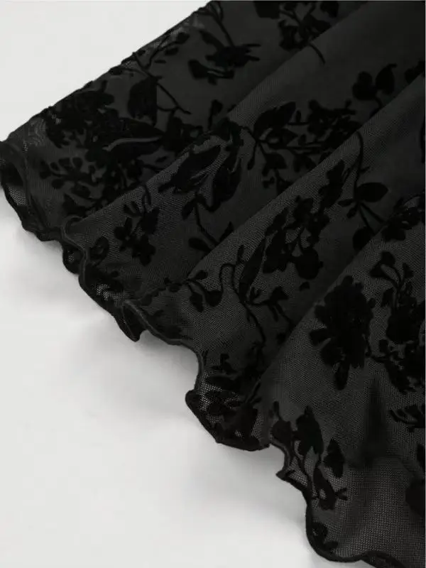 ชุดเดรสผู้หญิงเซ็กซี่ ดีไซน์หรูหรา ปักลาย ทรงเข้ารูป แฟชั่นทันสมัย ชุดราตรีแขนยาว ผ้าลูกไม้ สายรัดเอวสูง ทรงเอไลน์