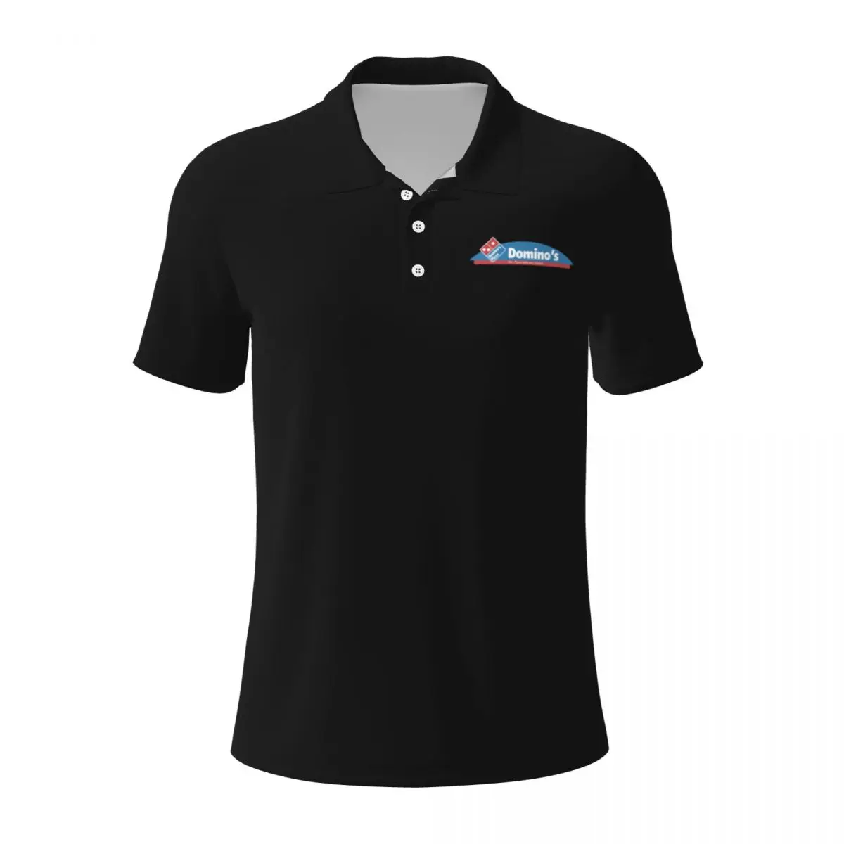 Dominos Pizza Delivery Experts Polo Shirts for Men Casual Solid Color Mens Polos Brand Versatile Clothing