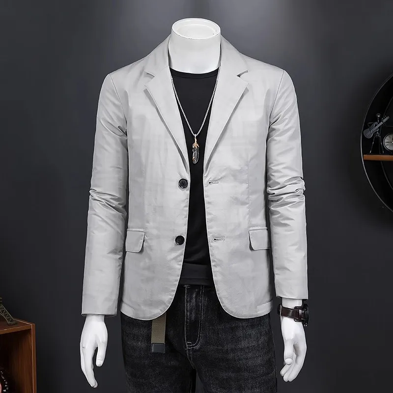 Men's Lightweight Slim Fit down Jacket Small Blazer Autumn Winter Clothing plus Sizes Clearance Discontinued Styles