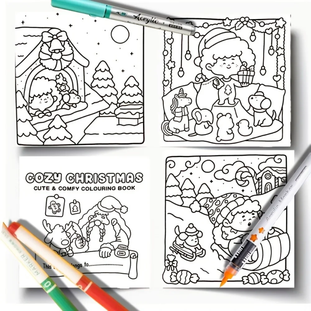 كتاب تلوين مريح لعيد الميلاد: مثالي لمتعة عقلي! الوالدين المثالي - الترابط / لون غامر. لعيد الميلاد والعطلات