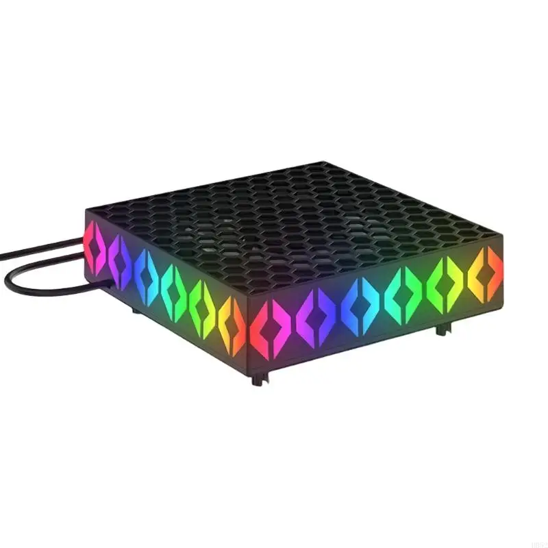 

H052 Auto Cooling Fan Consoles Cooling Solution with Lighting & Adjustable Temperature Control System for Game Consoles