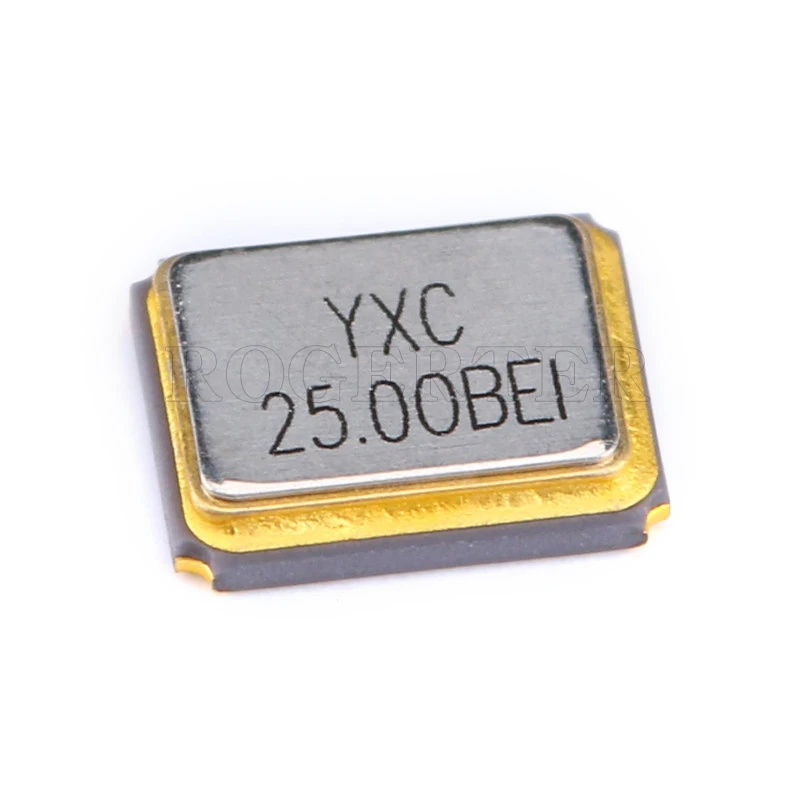 10pcs 3225 SMD passive crystal oscillator/YSX321SL 25MHz 10ppm 12pF X322525MOB4SI 4 feet