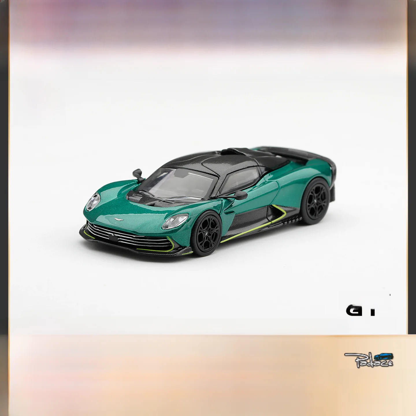 Classic Aston  Valhalla Green Alloy Car Model 1373 PDSGT 164 Scale Collectible Preorder for Ages 14 And above
