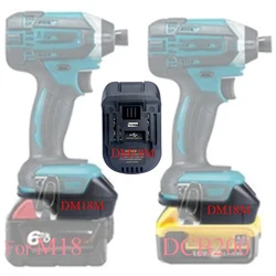 DM18M Converter Adapter For Milwaukee For M18 For Dewalt 20V Li-ion Battery For Makita 18V Power Tools USB Power Bank Charger