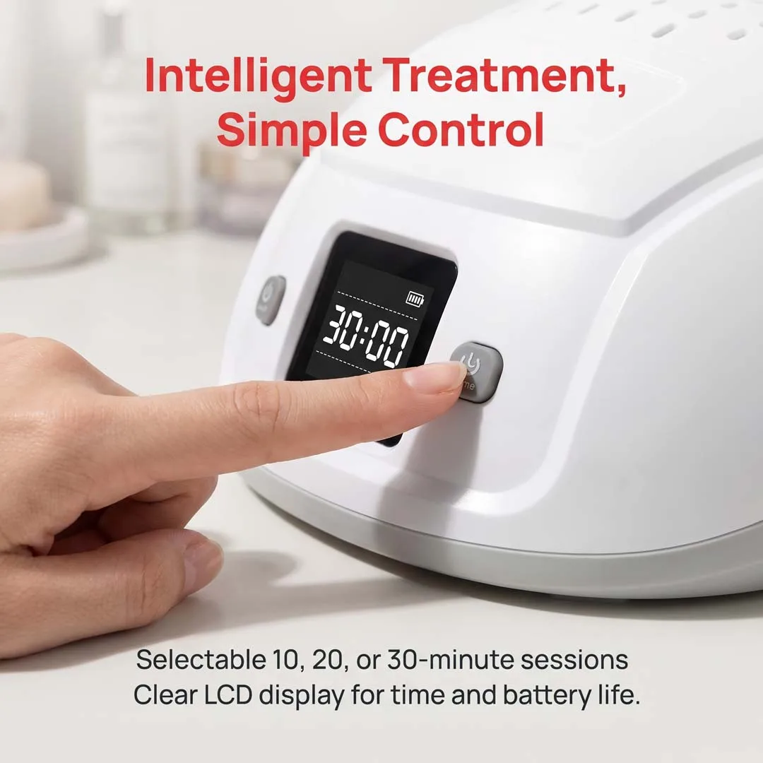 650nm 448pcs Diodes 2240mW Medical LLLT Hair Growth Device Laser Therapy Helmet for Postpartum Hair Loss Scalp Care Pro