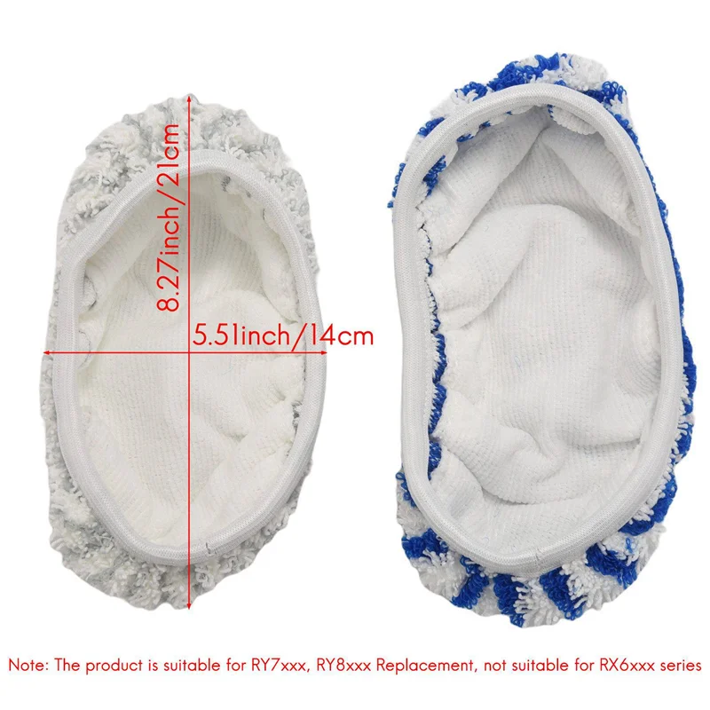 18 قطعة من وسادات القماش المصنوعة من الألياف الدقيقة FZFZ بديلة لـ Rowenta Clean & Steam ZR 005801   سلسلة RY7/RY8 ليست مناسبة لسلسلة RX6