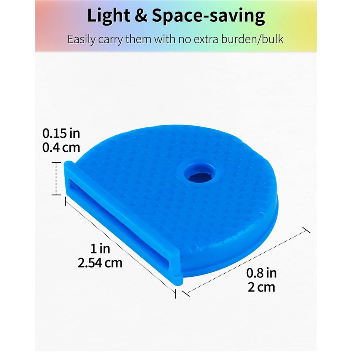 ABQR Set da 32 pezzi di etichette per copritasti, copritasti flessibili in PVC per una facile identificazione dei copritasti semicircolari