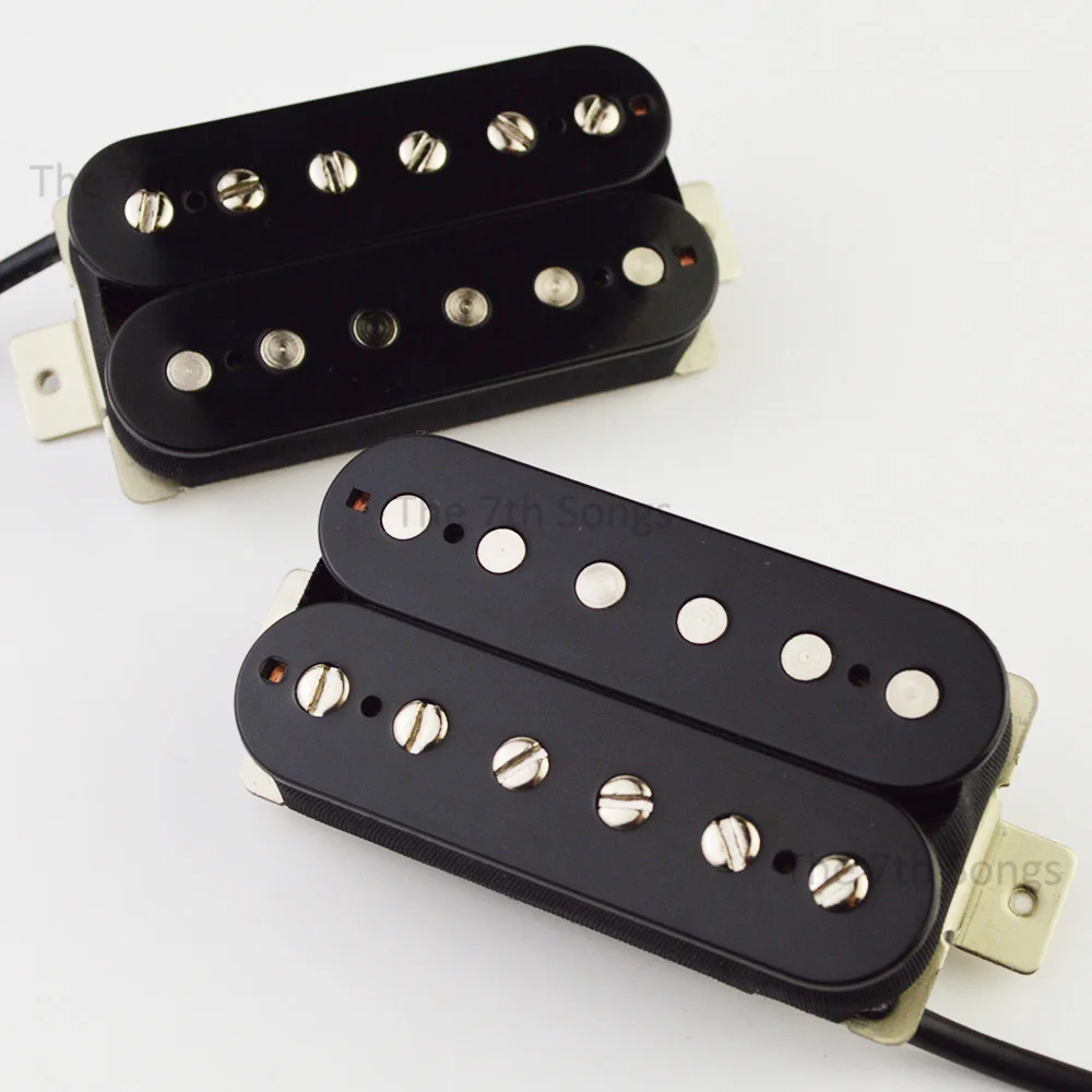 S2H Hals S4H Steg Alnico 5 Jazz Style JB Humbucker Tonabnehmer für E-Gitarre 50mm Polabstand 4-Leiter-Kabel – Detail 2