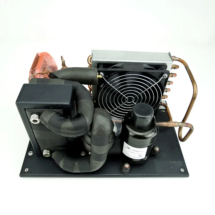 FS THERMO r134a 12v 24v dc small mini liquid chiller refer cooling unit hpm mbp  for mini wine glycol cooler