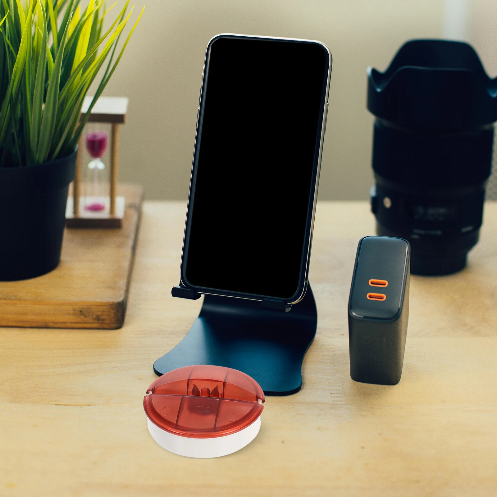 

4pcs Portable Cable Winder Data Cable Organizer Box For Usb Charging Cords Compact Cord Management Solution