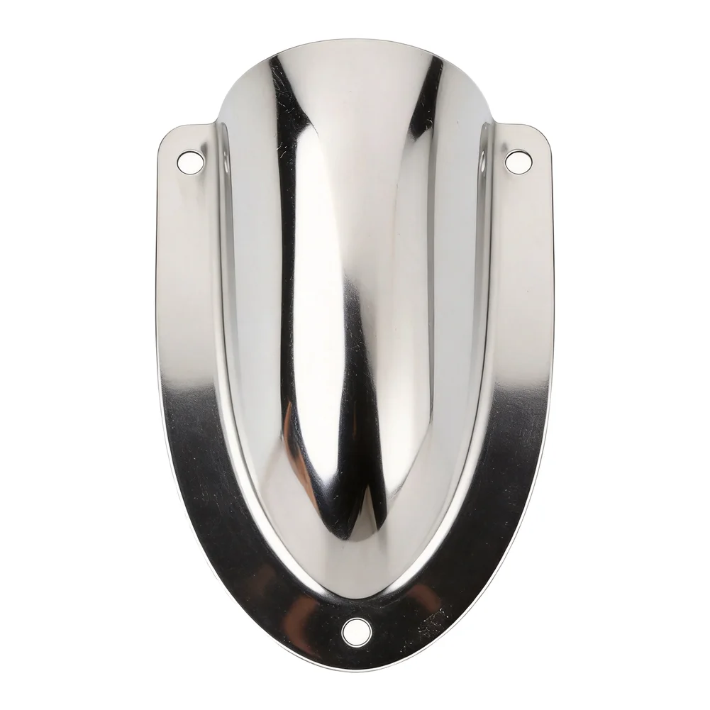 Rust Resistant Mirror Polished Vent Cover for Boat Wires and Water Tank Hoses Clamshell Design Marine 316 Stainless Steel