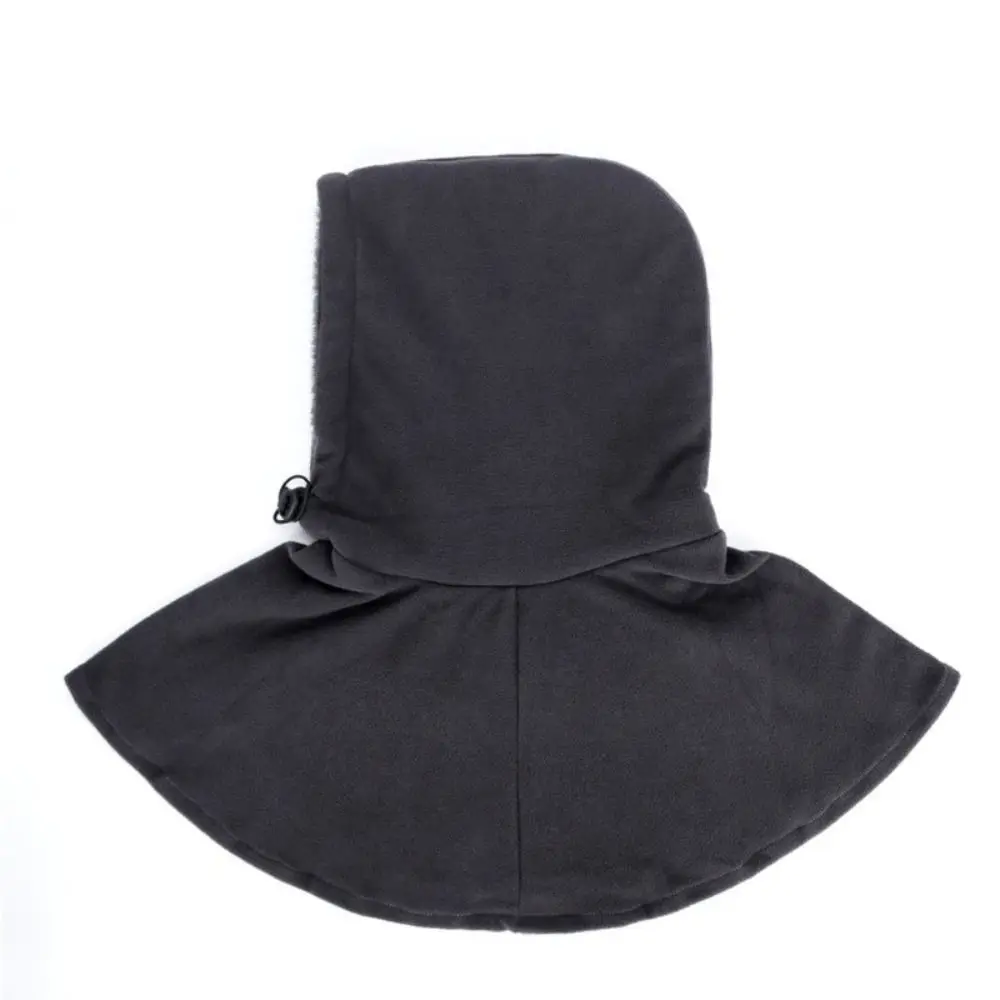 Cloak Style Fleece Cycling Shawl Hat Neck Protector Face Covering Ski Balaclava Hat Windproof Cycling Head Cover Outdoor