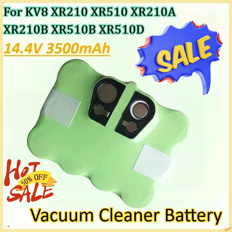 

14.4V 3500mAh Battery Pack for KV8 XR510 XR510D XR210A XR210 XR210B XR510B Vacuum Cleaner Sweeping Robot Batteries