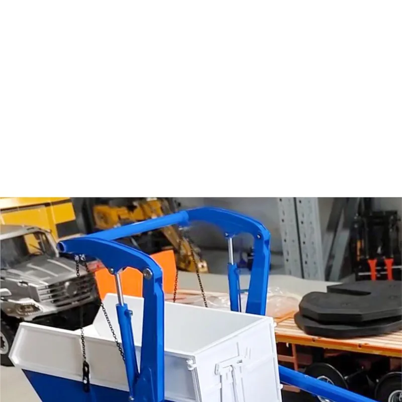 

VL18U F2000 1/14 RC Hydraulic Skip Loader Metal Swing Arm Loaded Dumper With 4-way Reversing Valve Radio Control 6X4 Car Model