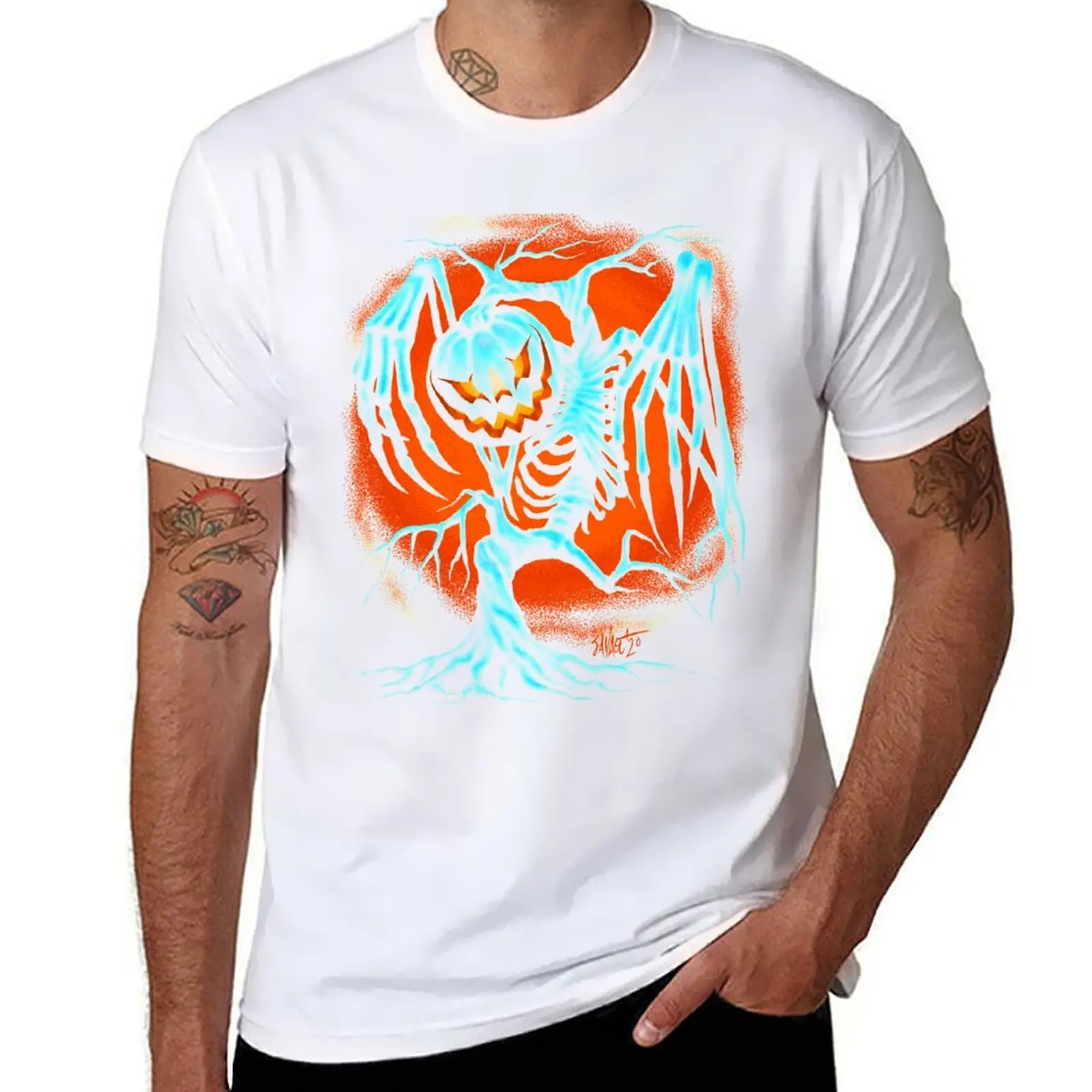 

Tricker Tree T-Shirt man t shirts for men casual cotton tshirt 100% T-Shirt