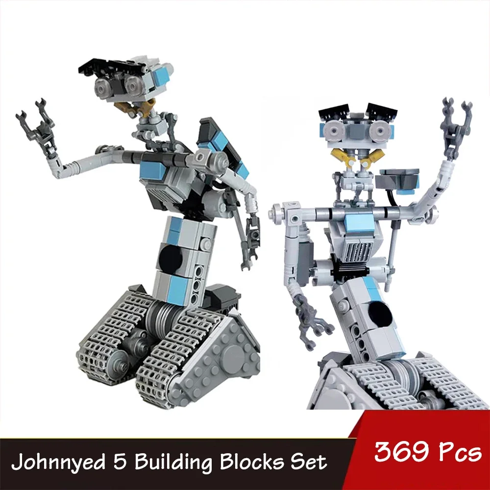 MOC 369Pcs Movie Shorted-Circuits Military Emotional Robot Building Blocks Set For Astroed Robot Model Brick Toy Kids Gift