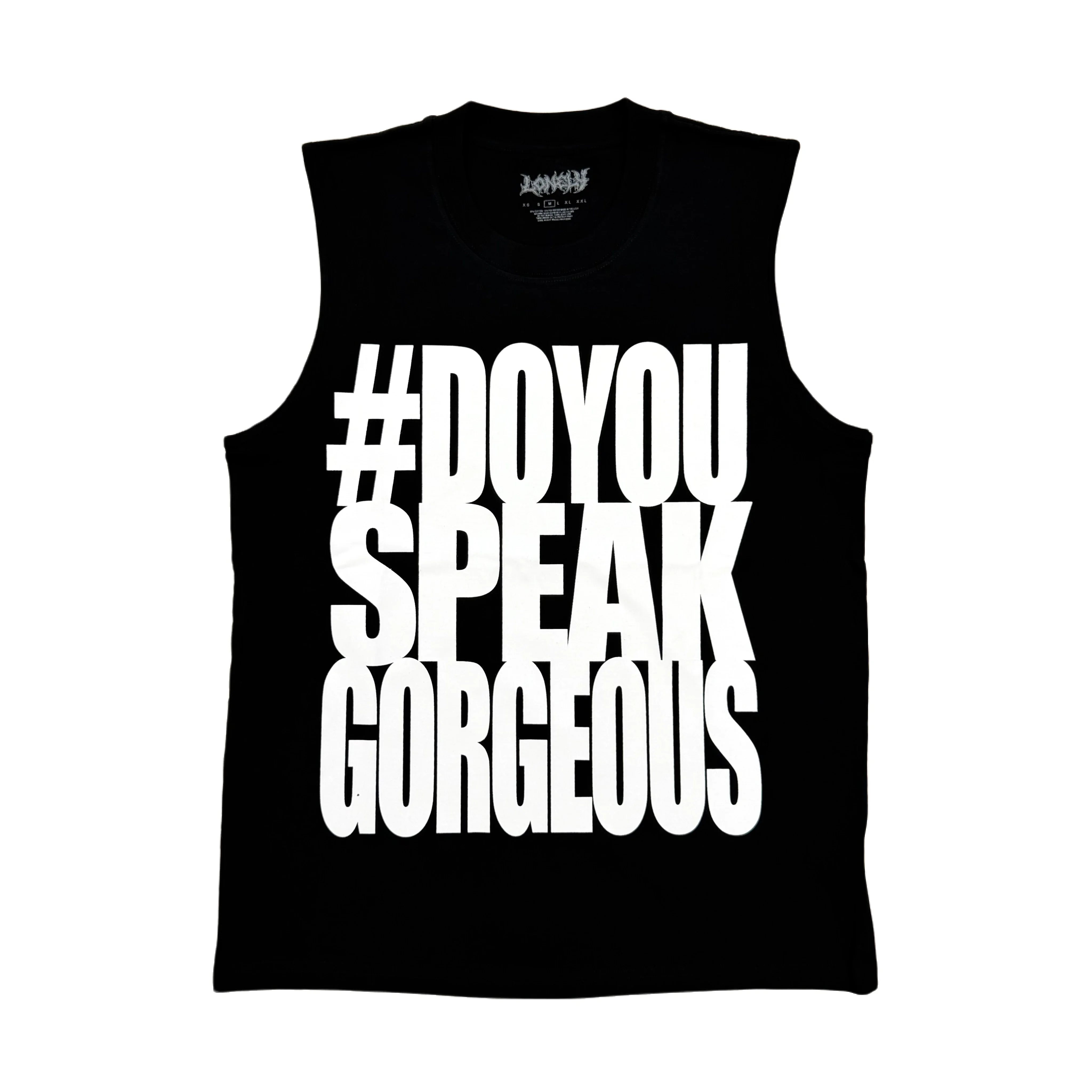 New Men Destroy Lonely DO YOU SPEAK Gorgeous Top Hip Hop Skateboard Street Cotton Tee Tank Tops punk US size h7