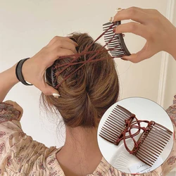 Elestic Magic Hair Comb Hairpin for Womren Hair Fixer Hair Claw Clips Headwear Hair Accessories