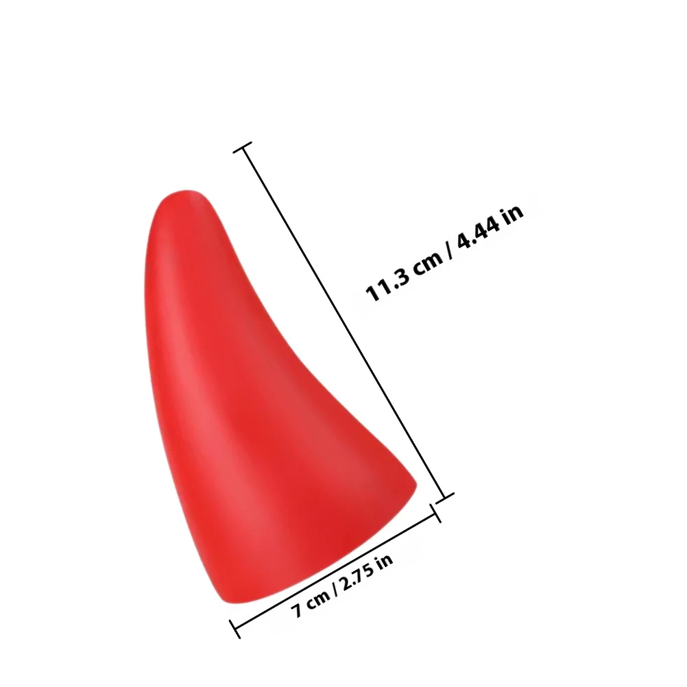 2 قطعة ديكور سقف السيارة قرون متعة السيارات الحلي الخارجية لافتة للنظر قرون الشيطان للسيارة العثور السريع في وقوف السيارات