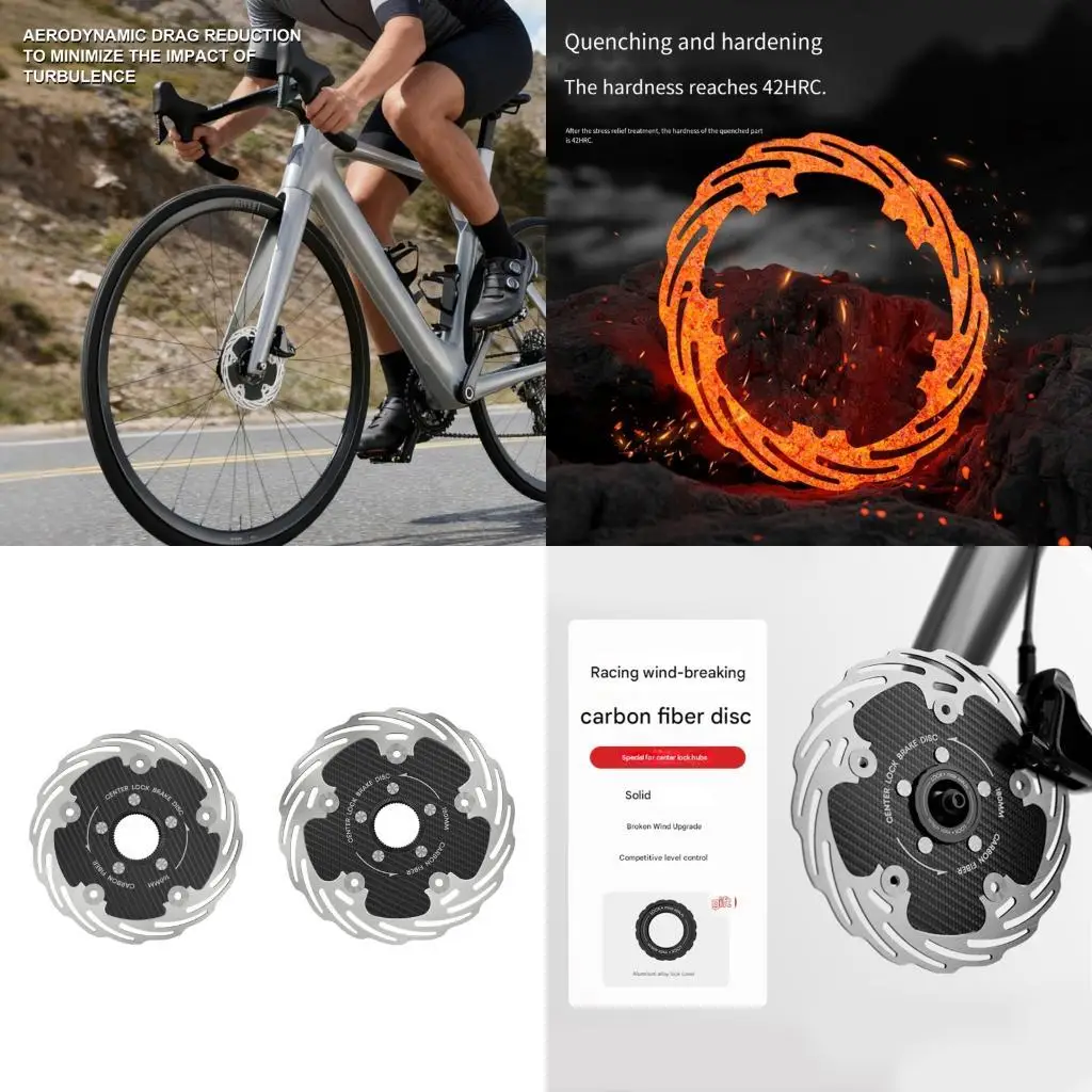 

High Hardness Mountain Bicycles Disc Brakes RotorsWith Precisions Machined Steel Outer Layer For Long Terms Performances K1YF