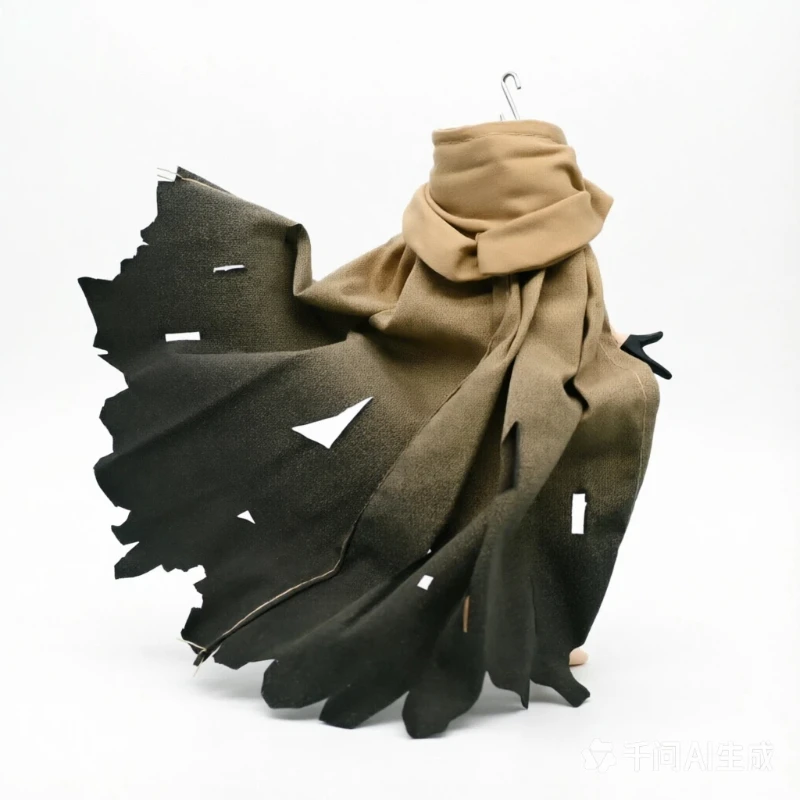 1/12 Fairy Body Ase 3.0 Beiming Bjd Doll Clothes Cape Post-Apocalyptic Battle Damage Cloak Doll Body Accessories Outfit