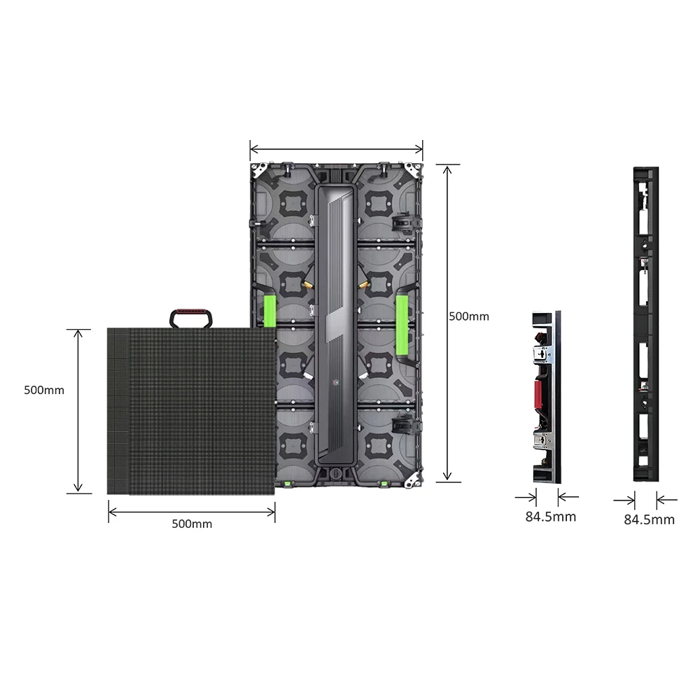 Outdoor Rental 8K Resolution IP65 Waterproof LED Display Screen High Brightness Sunlight Readable Stage Video Wall Panel Concert