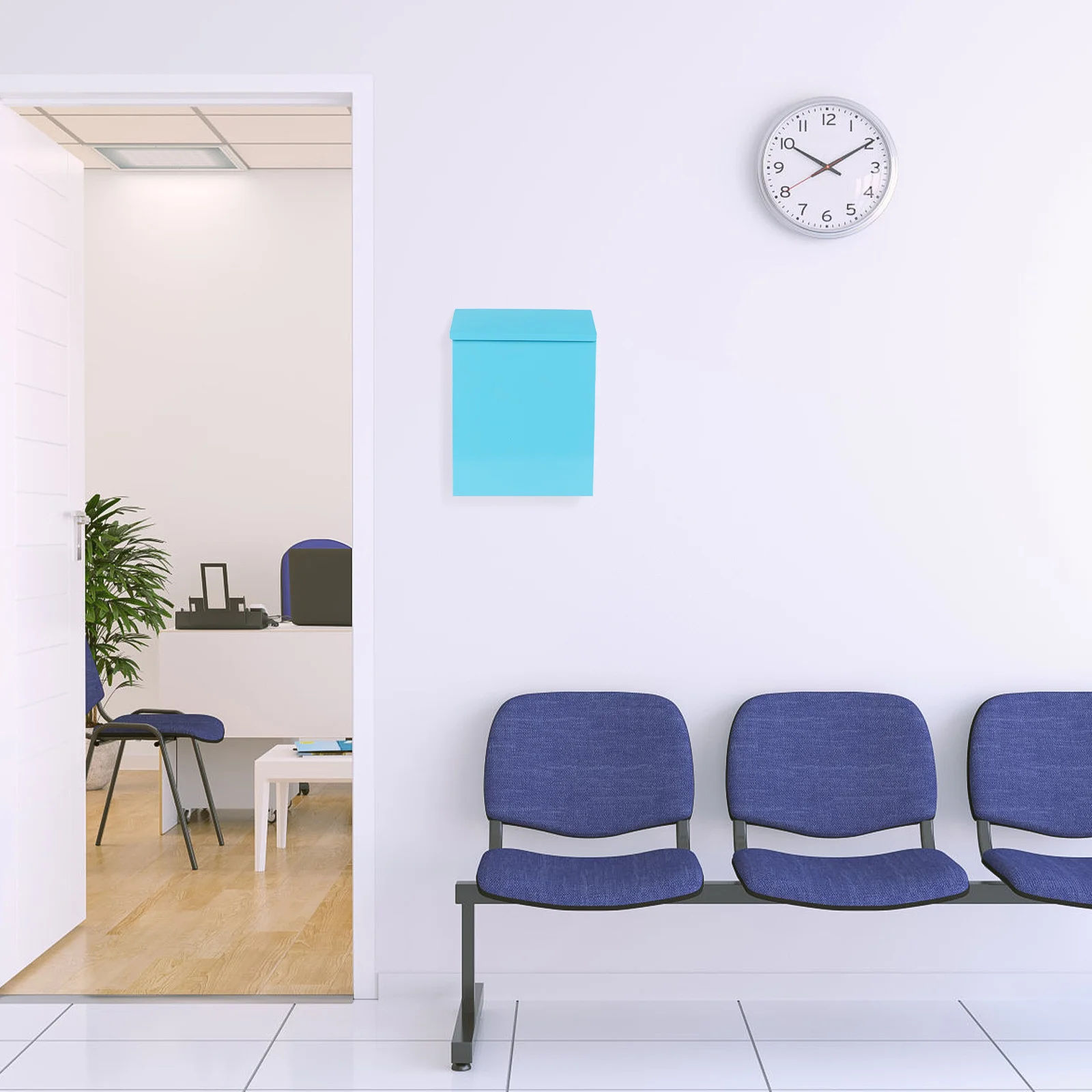 

1Pcs Creative Iron Mailbox European Style Lightweight Waterproof Letter Box Suggestion Complaint Post Box Mailbox