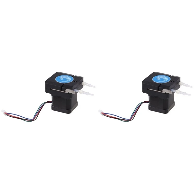 B17C 2X Peristaltic Pump With 42 Stepper Motor Dosing Tubing Hose Pump Small Flux 0-160M Quick-Change Tube Device