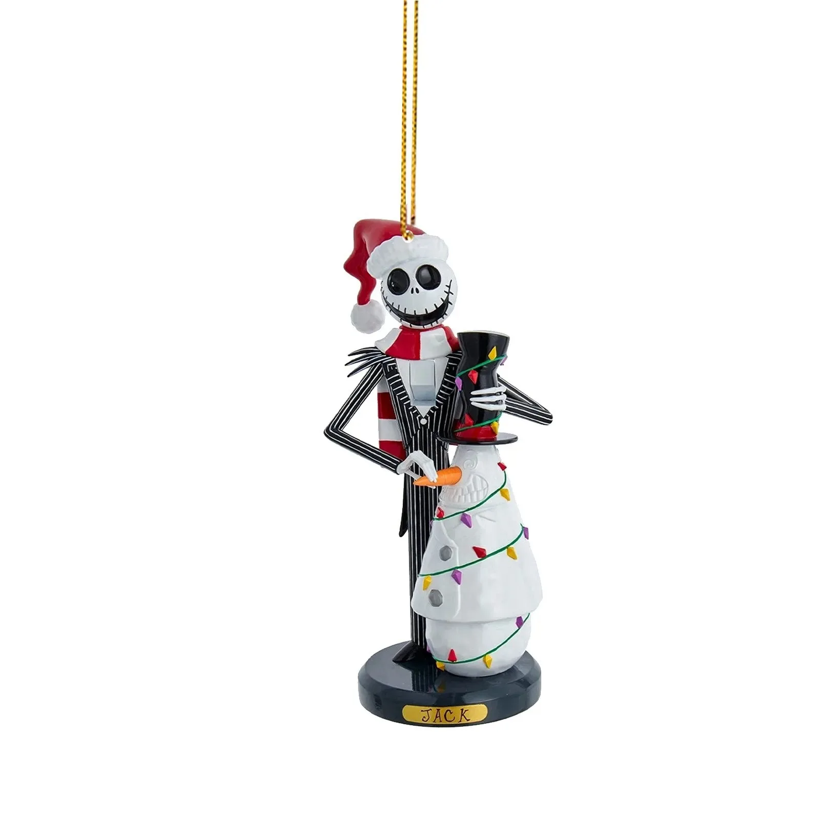 Disney-L'Étrange Noël de monsieur Jack Anime Figure Model Pendant, Ornements d'arbre de dessin animé, Bibelot d'Halloween, Cadeau mignon, Nouveau