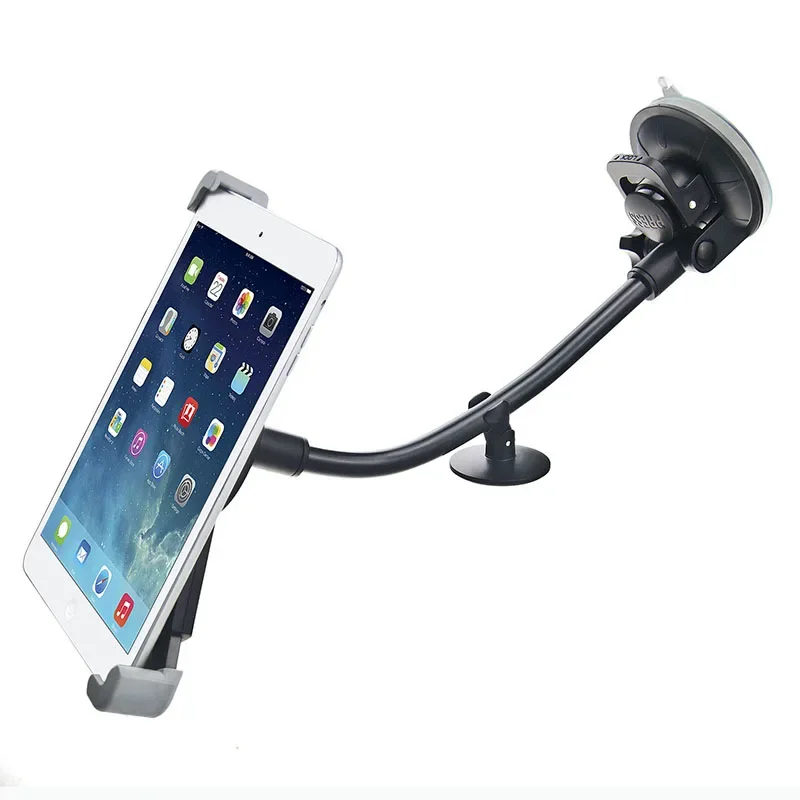 Universal 7 8 9 10 11 Inch Tablet Pc Stand for Samsung XiaoMi Stong Suction Tablet Car Holder for Ipad Lengthened Hose Bracket