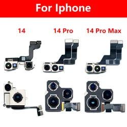 Tested Well For Iphone 14 Pro Max / For Iphone 14 Plus Back Rear Camera Module Flex Cable +Front Facing Camera Replacement