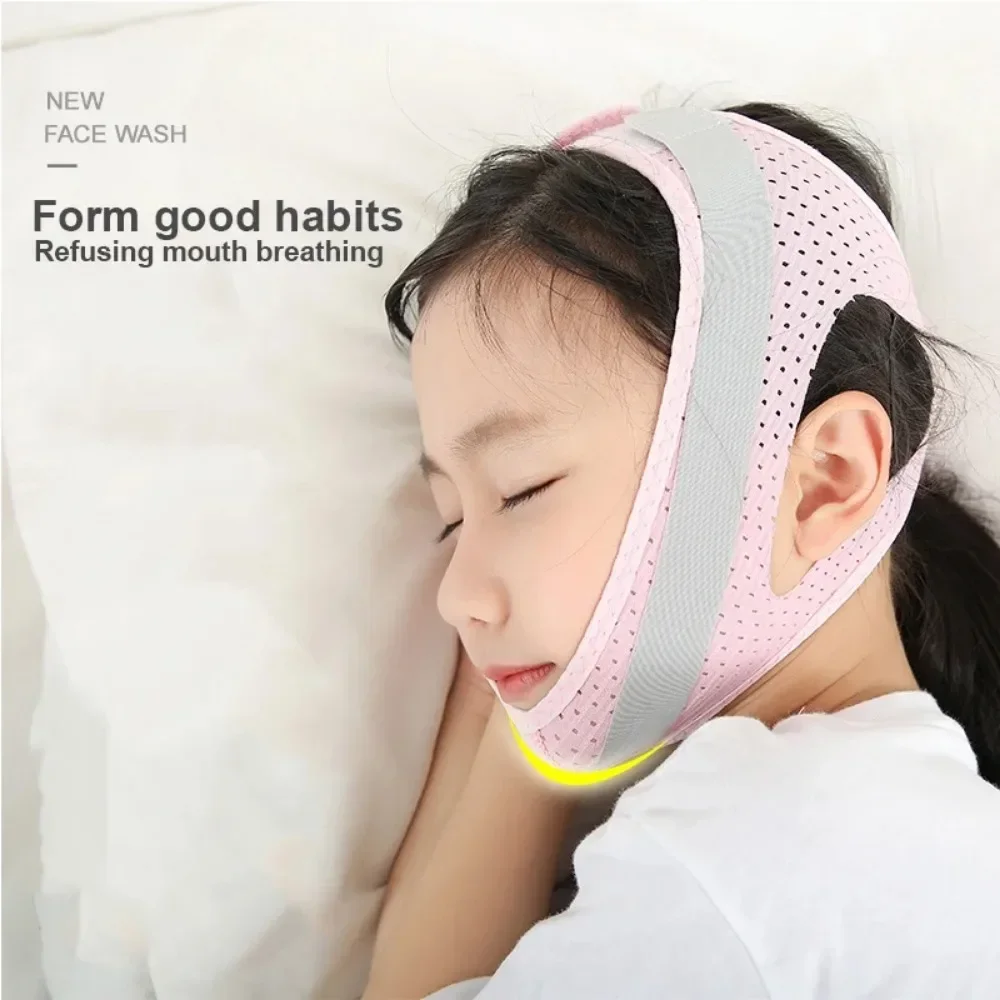 Children Sleeping Anti-Open Mouth Prevent Mouth Opening V-face Bandage Faces Mask Skins Tightening Correction Child Sleep Habits