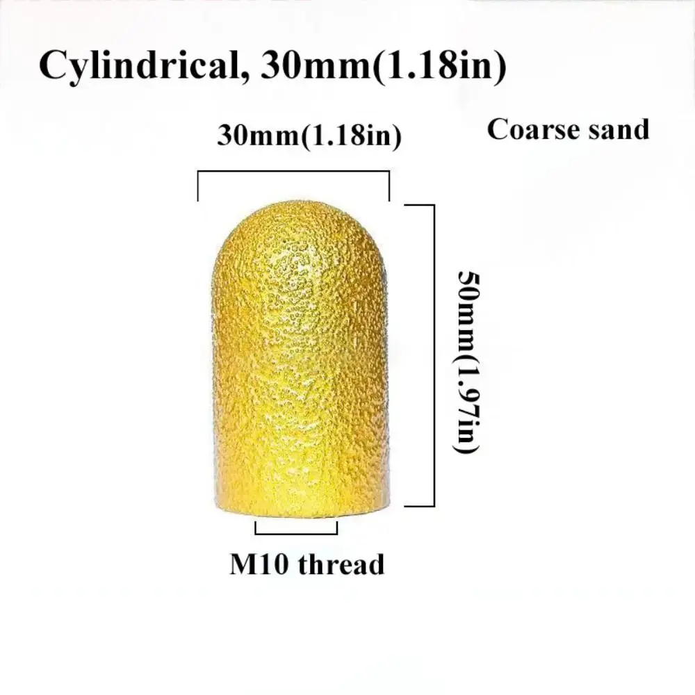Optional Threaded Port Stone Carving Tool Efficient Durable Grinding Wheel Precision Polishing Milling Cutter For Angle Grinder
