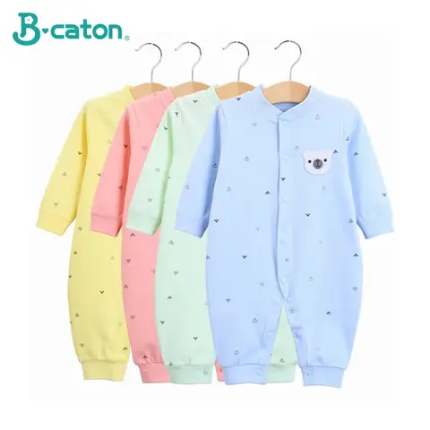 Cotoon Baby 원피스 의류 점프 슈트 바디 슈트 의류 어린이 코알라 신생아 부드러움 통기성 컴포트 봄 의류