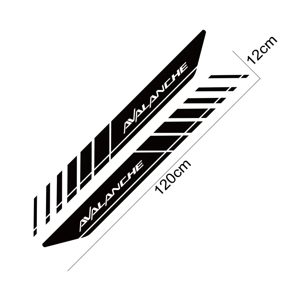OFK Pickup Rear Trunk Side Decals For Chevrolet Avalanche Car Stickers Truck Graphics Film Decor Cover Auto Tuning Accessories