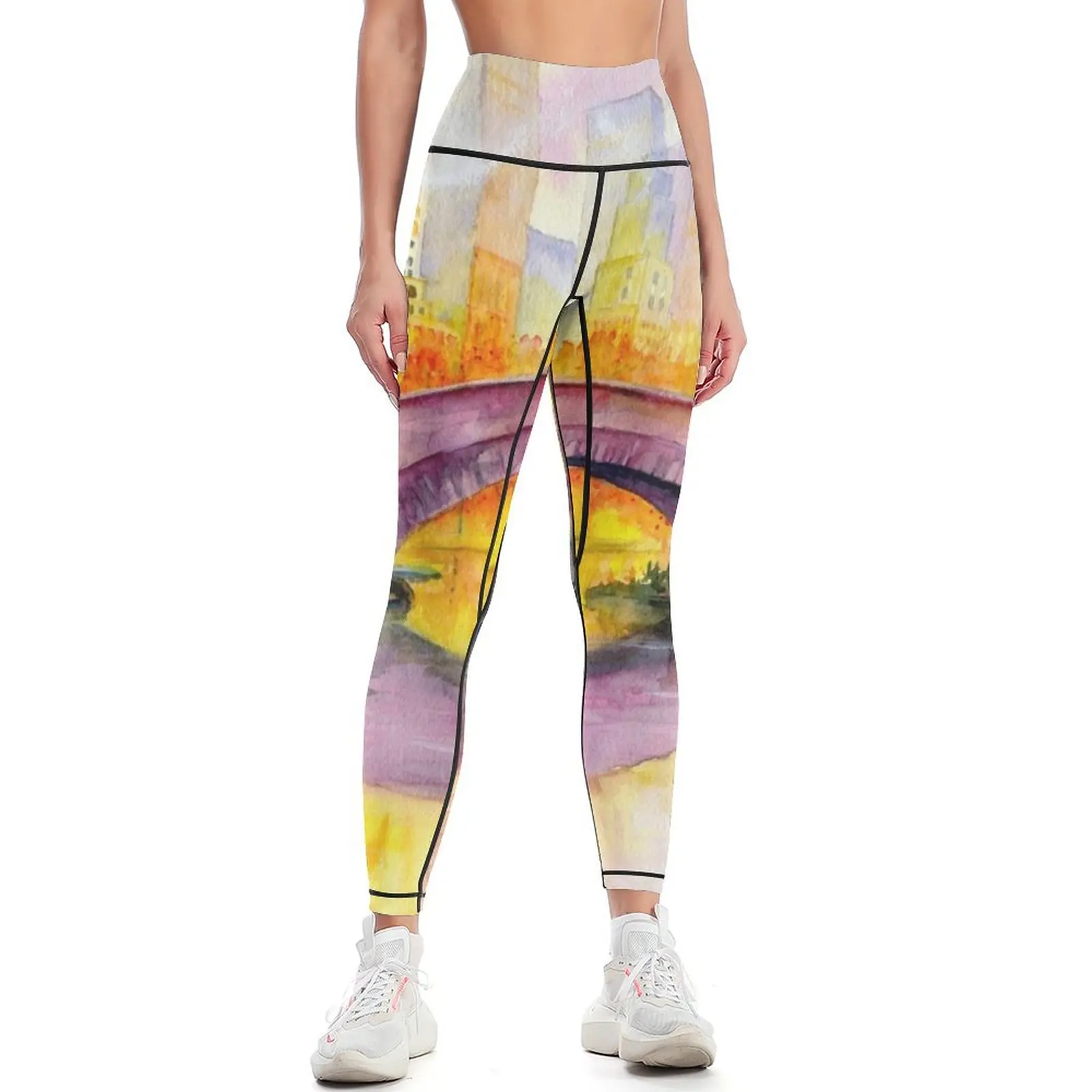 

Autumn at Gapstow Bridge Central Park Leggings Legging sport Sportswear woman gym Womens Leggings