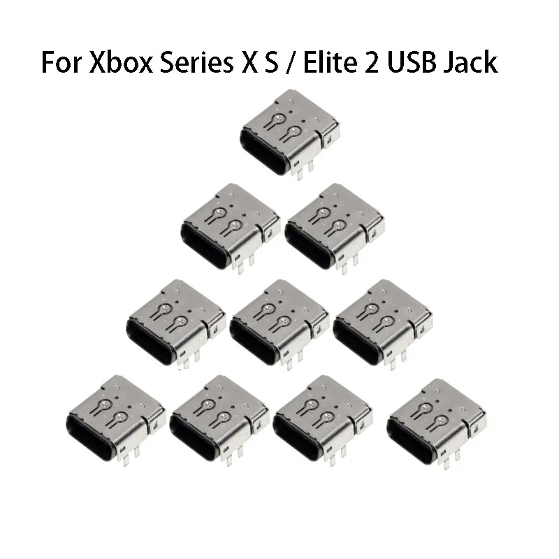 1PC Games Console USB Jack For Xbox SS SX Type-C Charger Socket Port For Xbox Series X S Elite 2 Controller USB Socket Connector