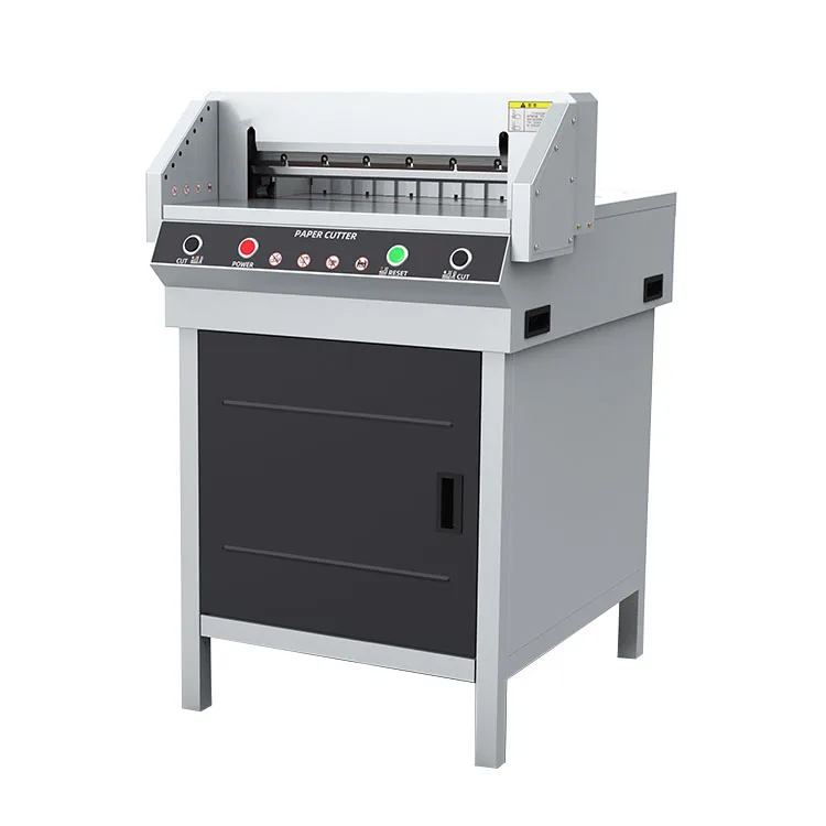 

A3 450v Stack Electric Guillotine Paper Cutter , Paper Cutting Machine for Sale Note Practice Automatic Paper Cutting Machine