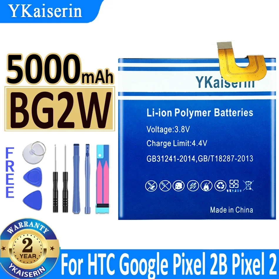 YKaiserin Battery For HTC Google Pixel 2 2B 2XL 3A 3 Lite 3XL 3AXL 4 4A 4Xl 4X 5 XL X/For Nexus S1 M1 G013B G013A Batterij