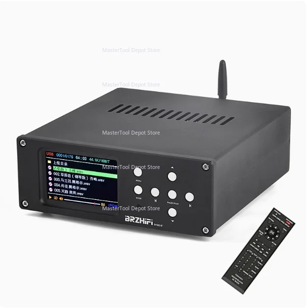 BRZHIFI  DV20C Flagship Digital Turntable USB Lossless Player DSD Hard Decompress Dual ES9038 Decoding Home Player