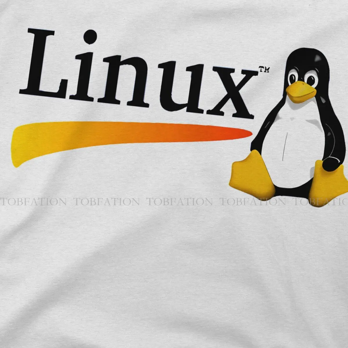 Classic O Neck TShirt Linux Operating System Pure Cotton Fabric Basic T Shirt Men Clothes Fashion Oversized