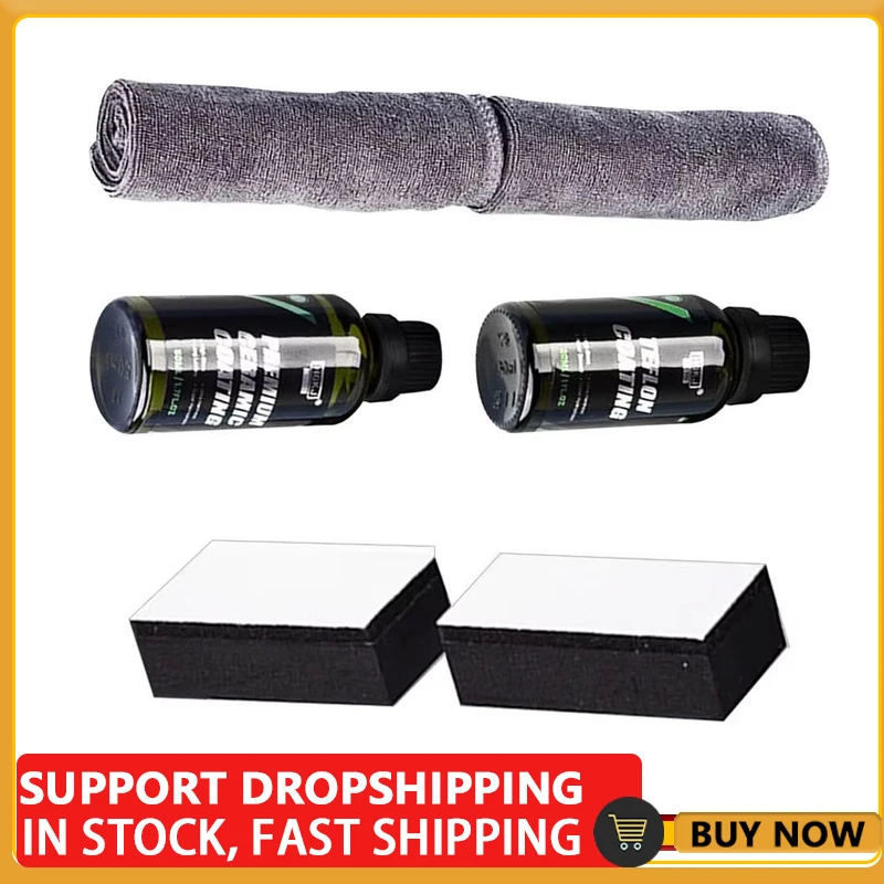 

Liquid Glass Ceramic Car Coating Waterproof Nano Ceramics Auto Car Paint Care Anti-scratch Hydrophobic Glass Coating