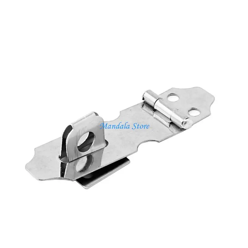 U2JC 4 Stück Home Schubladentür Sicherheitsvorhängeschloss für Riegel Haspe Klammer Edelstahl Nr. 5