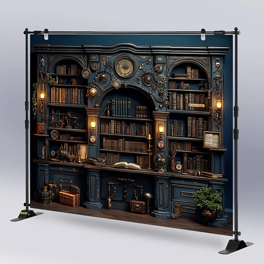 خلفية للحفلات من البوليستر متعدد الوظائف على الطراز القوطي القديم، بدون خلفية لمهرجانات الطاقة للمنازل والجدران والساحات #2