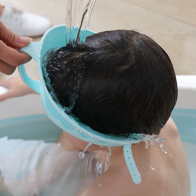 Hair Wash Shampoo Shield Waterproof Splashguard for Infant Children Baby Kids Bath Visor Hat Adjustable  Shower Protect Cap