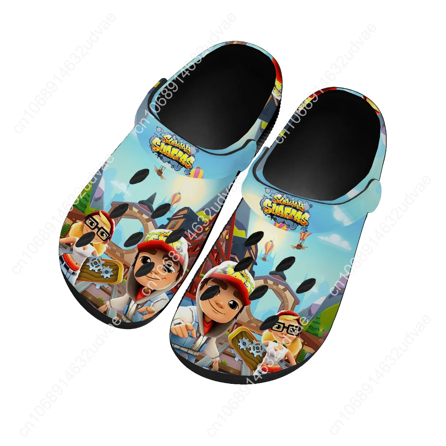サブウェイサーファーズ ホーム カスタムサンダル 女性 ティーンエイジャー ファッション ウォーターシューズ ガーデン 通気性 快適 ビーチ ホールスリッパ