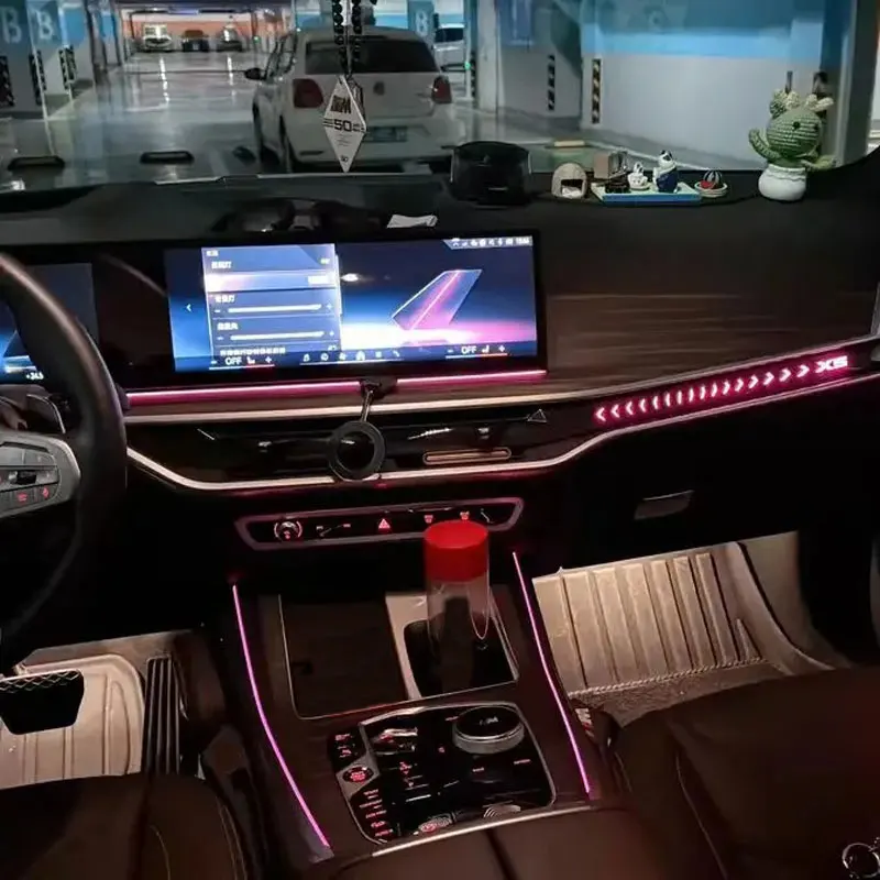 LED für BMW Instrument Umgebungsbeleuchtung für BMW 2/3/4/7 Serie X5 X6 X7 M3 M4 G20 G22 G80 G82 Gebogenes Display Umgebungsbeleuchtung – Detail 8