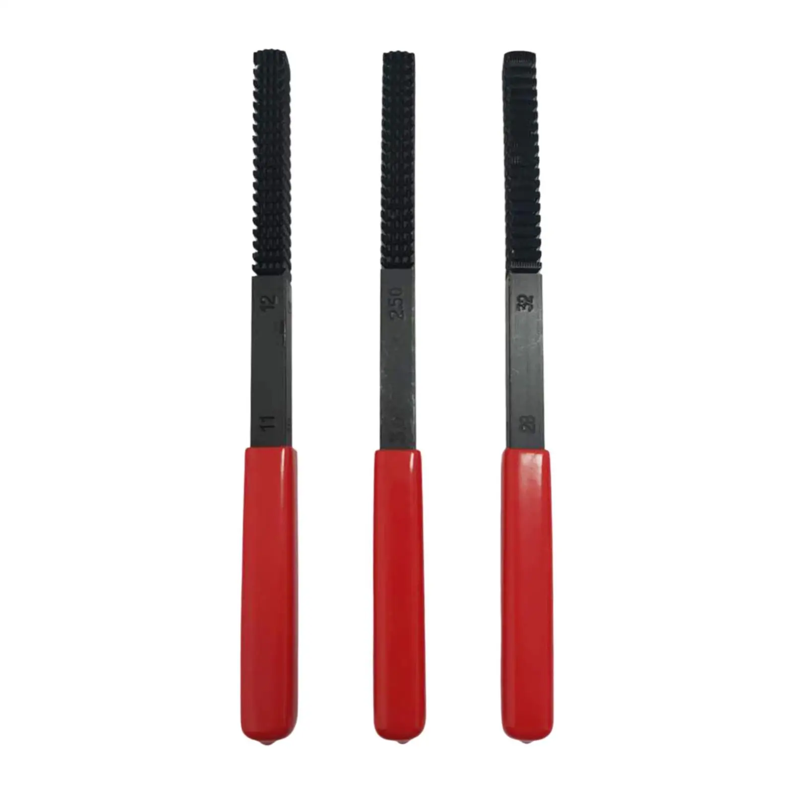 3Pcs Thread Straightening Tool Easy Carry Thread Repair File for Studs Pipe